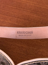 Roberto Cavalli Cintura snake specchio las pit belt