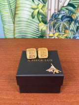 Givenchy gold clip earrings