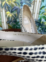 Christian Dior pumps white/black vintage