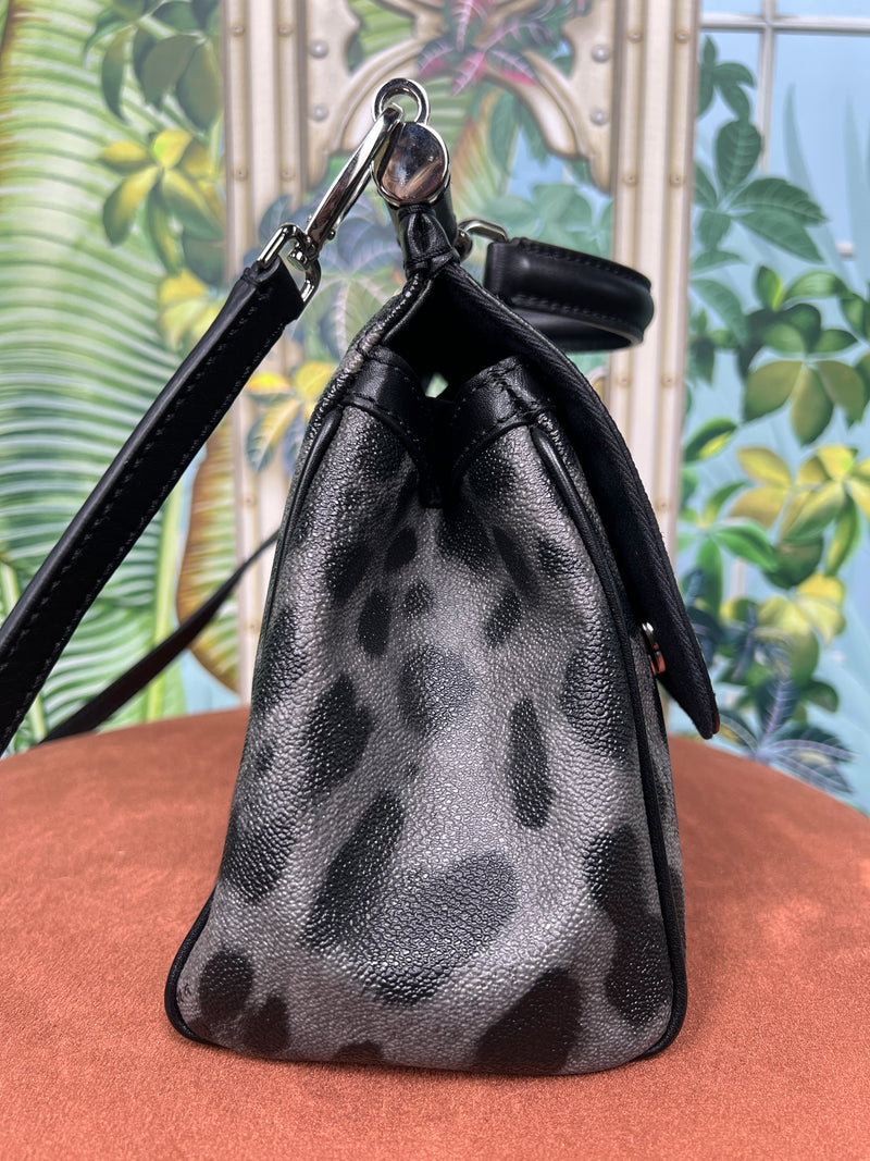 Dolce & Gabbana Sicily bag medium dauphine leopard print