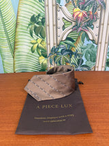 Louis Vuitton tie brown