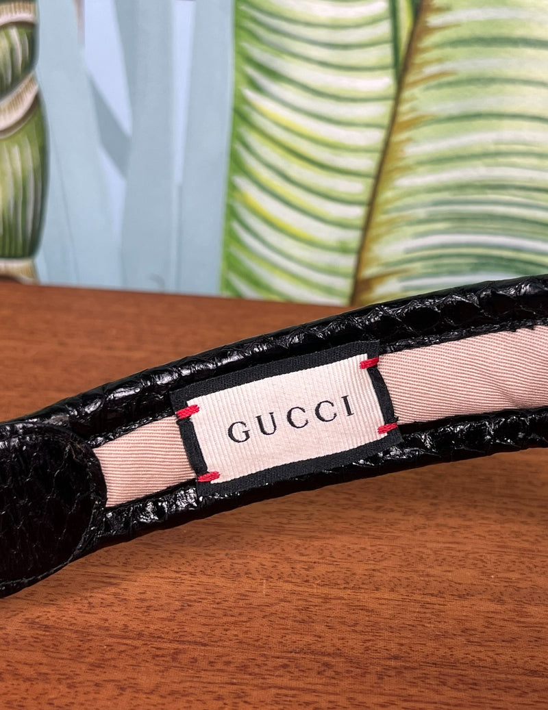 Gucci gg raffia visor