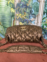 Chanel Bubble quilt flap bag bronze