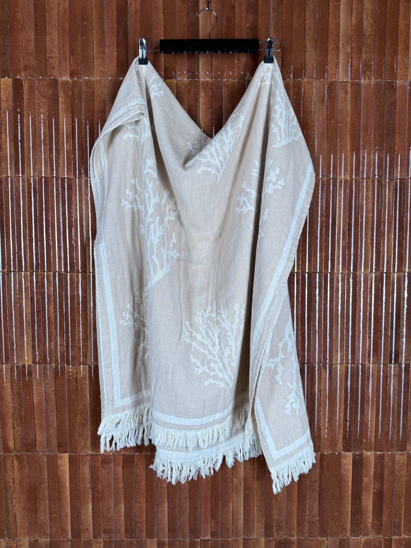 Amca towel corallium beige
