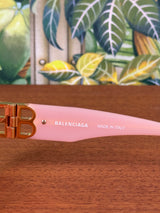 Balenciaga cat eye Sunglasses light pink