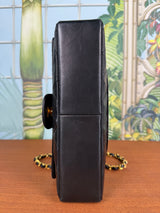 Chanel Double Flap Bag medium black/gold