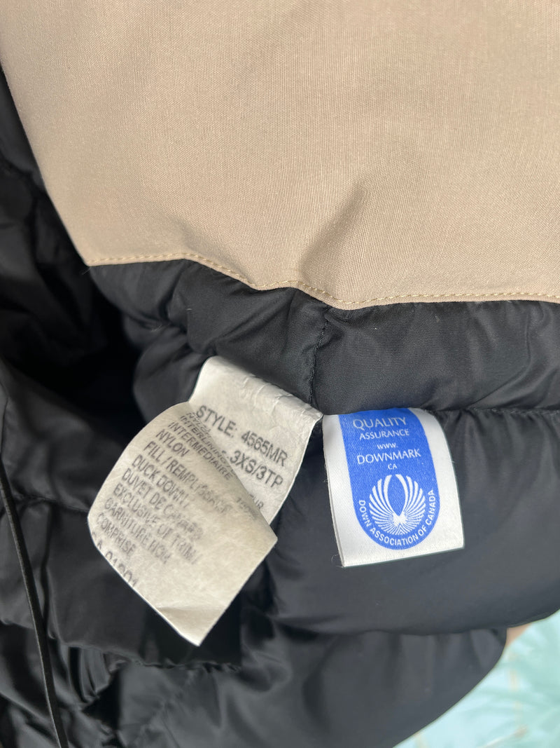 Canada goose jacket long beige