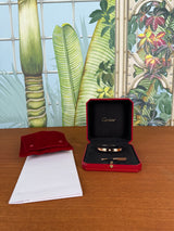 Cartier love bracelet pink gold classic model, 10 diamonds