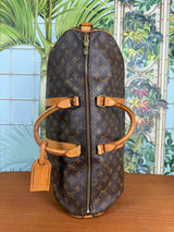 Louis Vuitton Keepall 50, monogram canvas