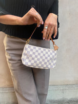 Louis Vuitton pochette accessories damier azur