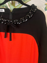 Moschino dress red/black