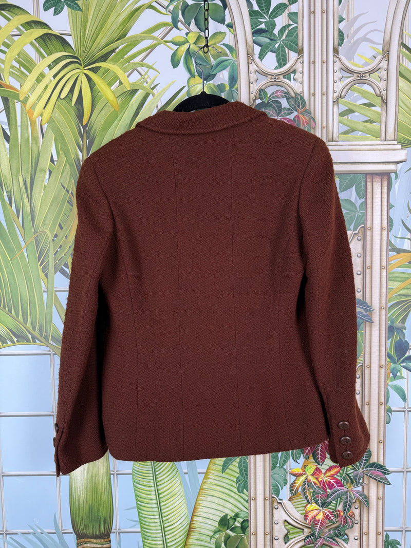 Chanel Vintage Tweed Set Brown Fall 1998's collection