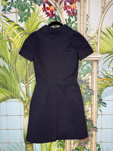 Christian Dior Double Liens Ceinture dress Bleu Marine