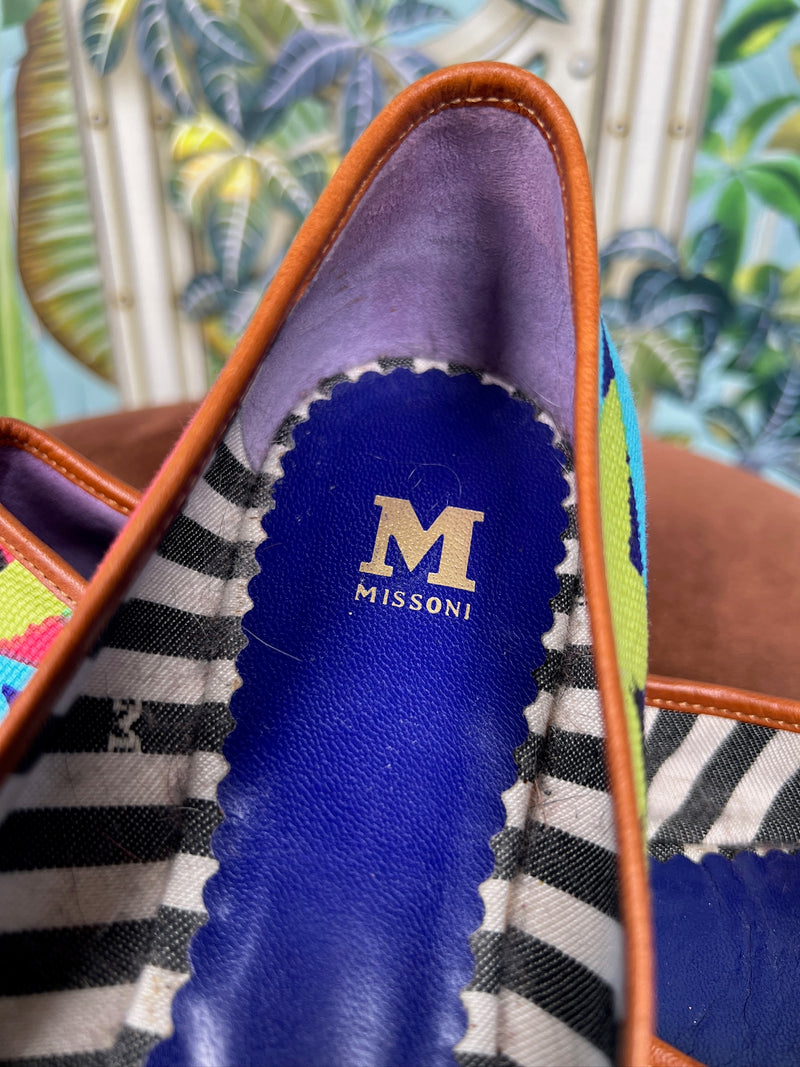 Missoni ballet flats