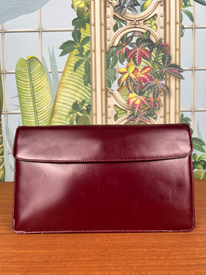 Christian dior vintage clutch red