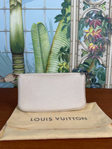 Louis Vuitton epi pochette Accessories ivory