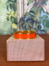 Hermès Clic H Bracelet orange/gold