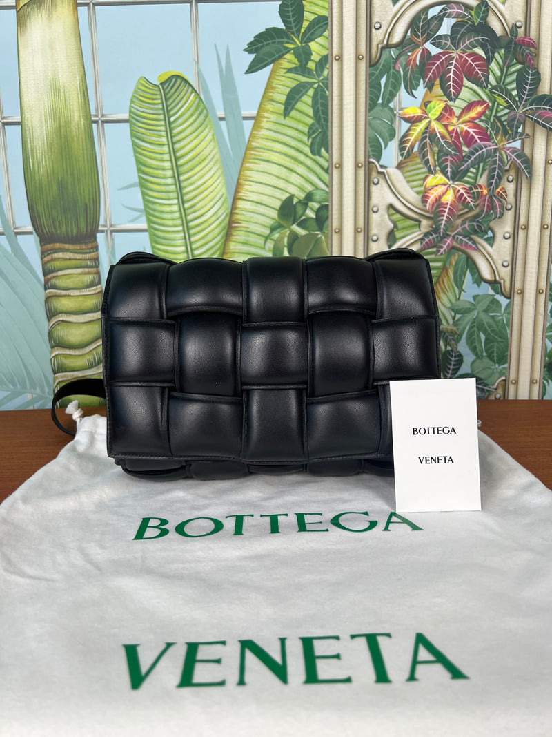 Bottega Veneta padded cassette bag black