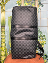 Louis Vuitton keepall 55 bandouliere damier black