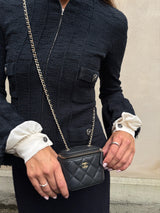 Chanel tweed jacket navy blue 2013 resort Collection - Jardins of Versailles