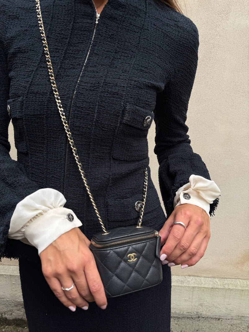 Chanel tweed jacket navy blue 2013 resort Collection - Jardins of Versailles