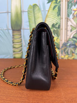 Chanel Double Flap Bag medium black/gold