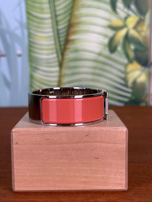 Hermès Clic Clac H Bracelet corali GM