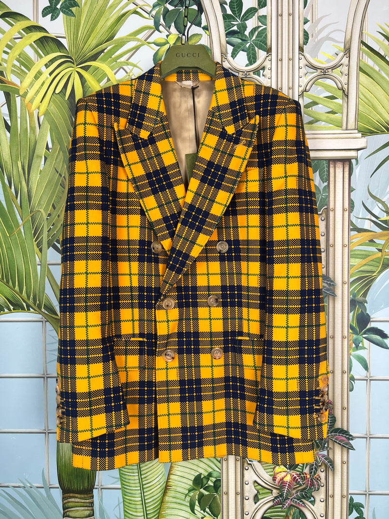 Gucci fashion blazer/suit yellow multicolor – A Piece Lux