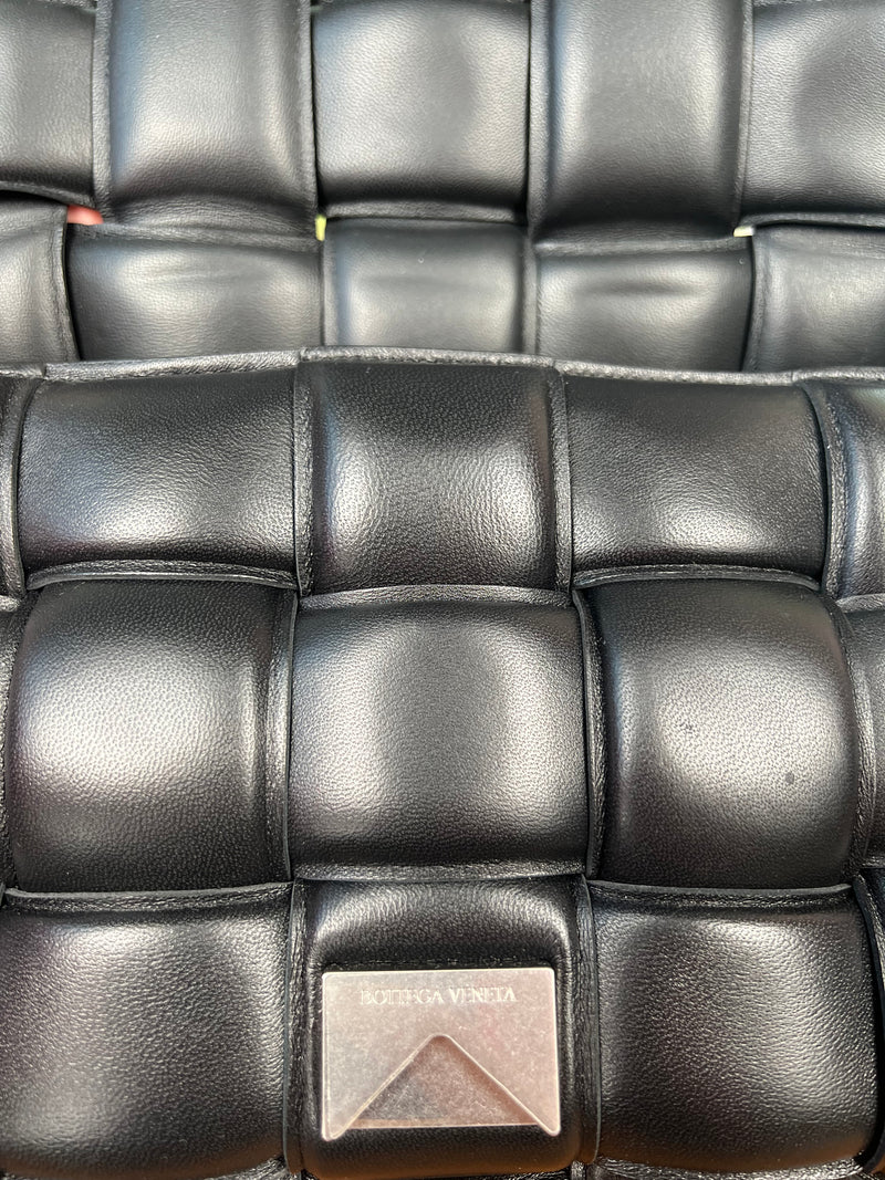 Bottega Veneta padded cassette bag black