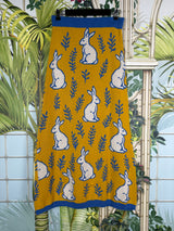 Yellow/blue set with rabbits