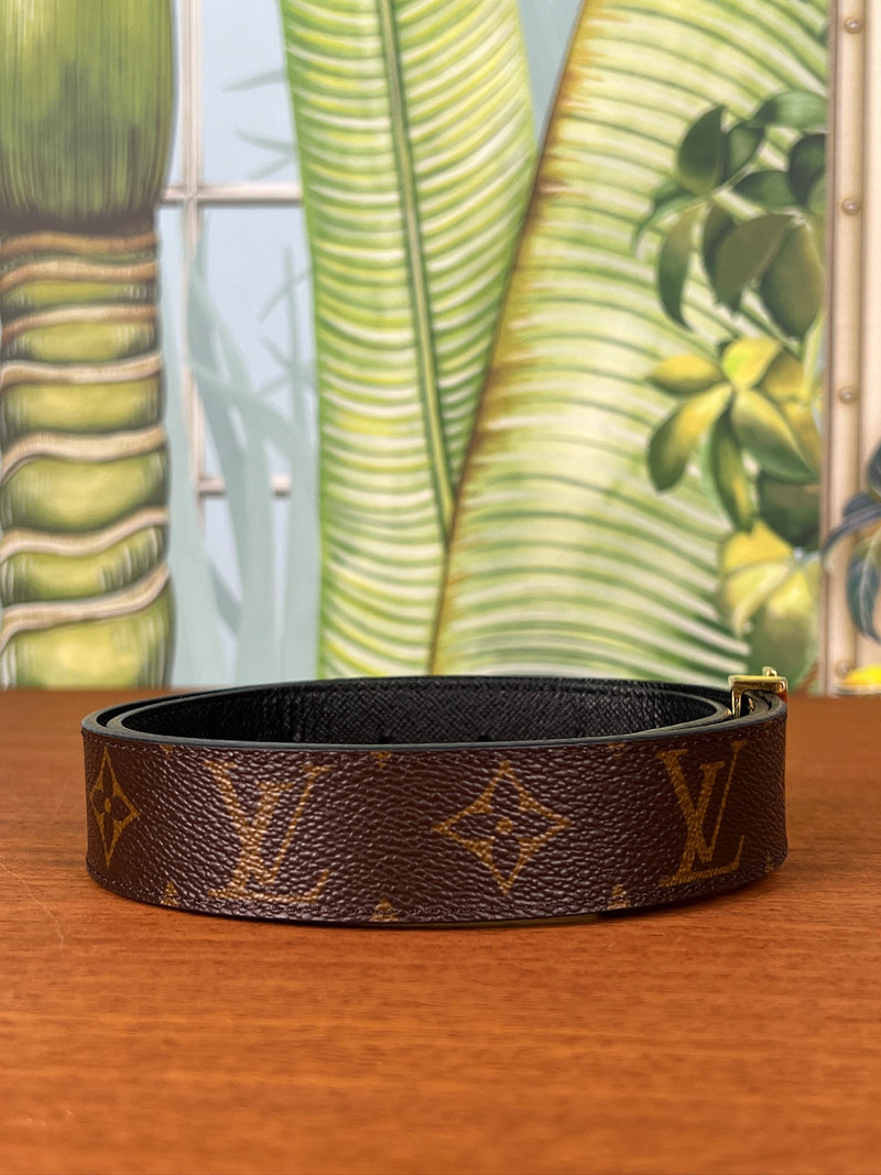 Louis Vuitton reversible belt monogram/black