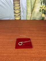 Cartier trinity necklace with diamonds