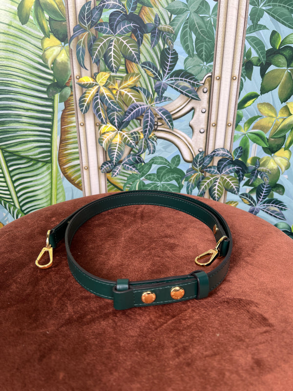 Louis Vuitton bag strap green