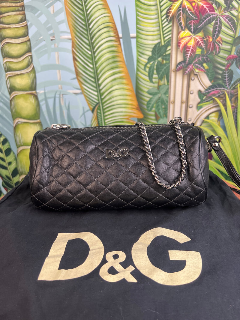 Dolce & Gabbana cylinder bag black