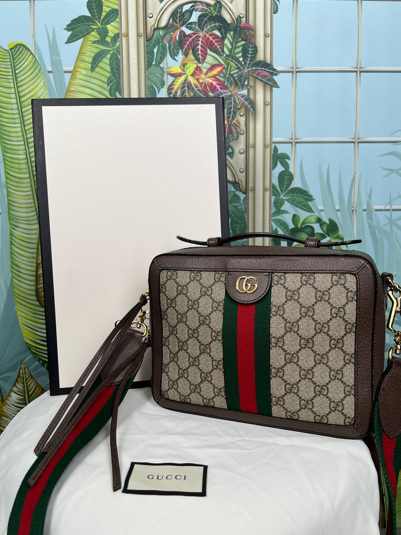 Gucci ophida top handle bag medium