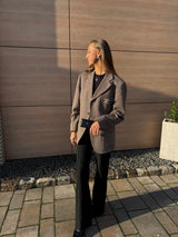 Chanel Classic Flat Card Holder, Black Lambskin with Silver Hardware