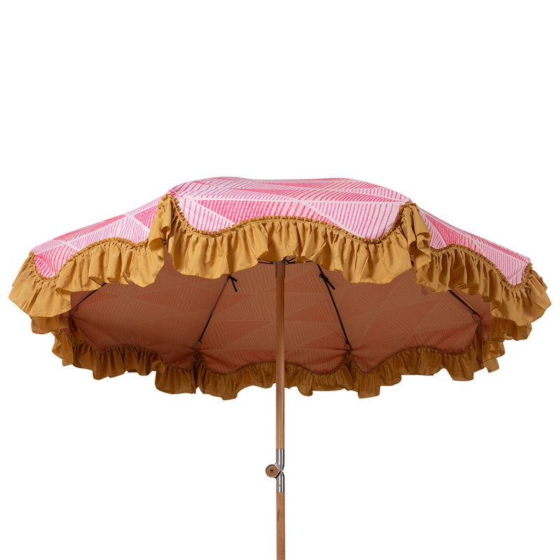 HKliving umbrella graphic twist pink