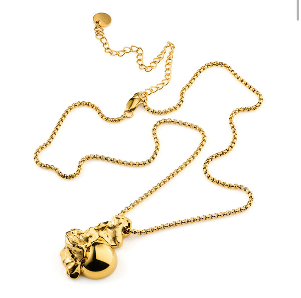 Sägen Halley Golden Necklace