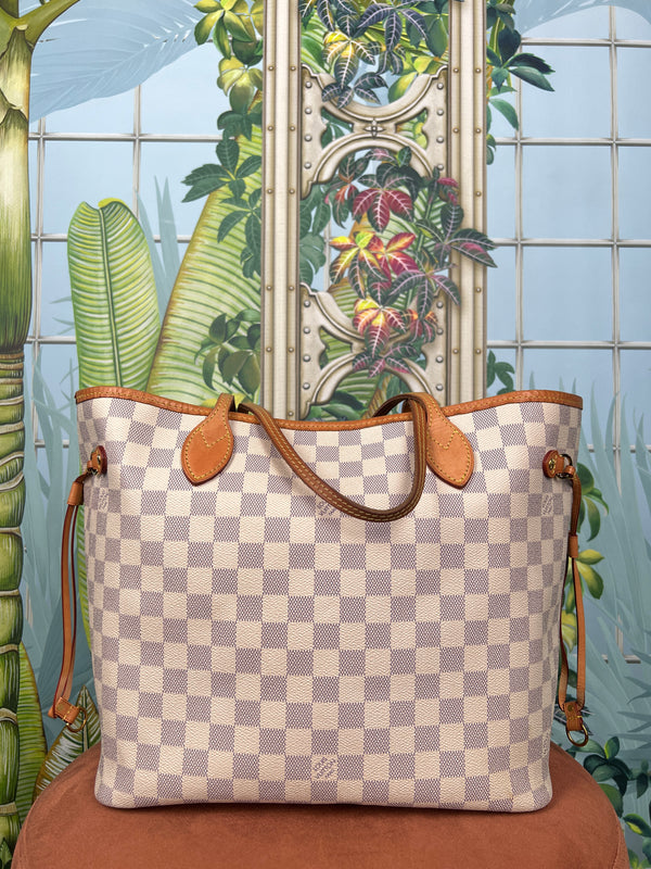 Louis Vuitton neverfull MM damier Azur