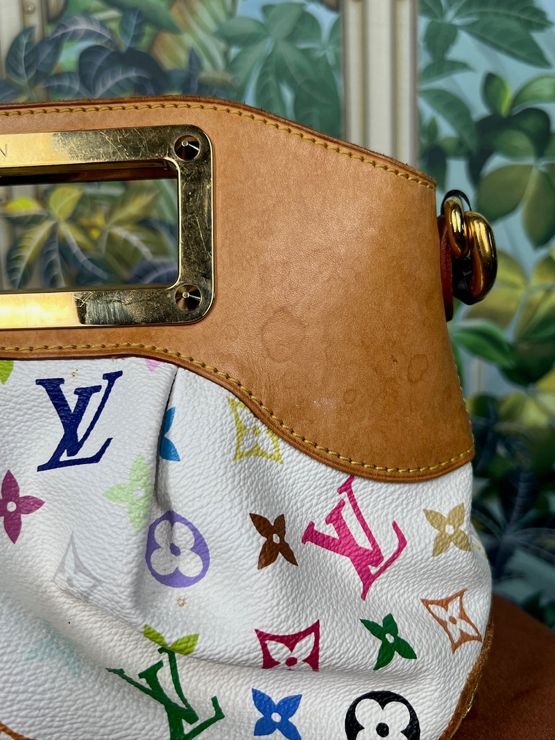 Louis Vuitton judy multicolor bag Takashi Murakami