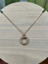 Cartier trinity necklace with diamonds