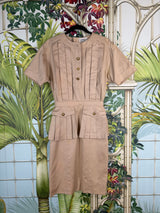 Chanel vintage dress beige