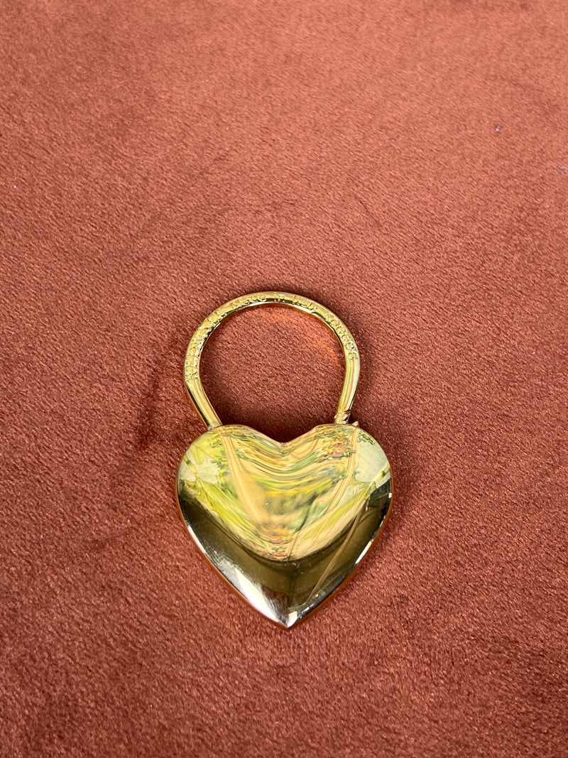 Moschino keyholder/bagcharm heart