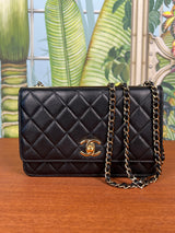 Chanel Trendy CC wallet on chain black