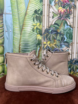 Louis Vuitton nubuck punchy high top sneakers