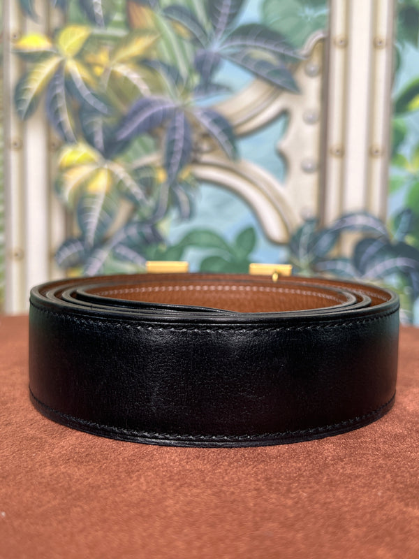 Hermés reversible belt black/brown