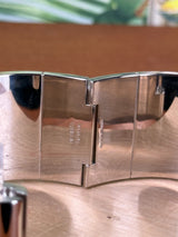 Hermés Limited Edition Hermes Extra Wide Printed Enamel Bracelets, Wild Cats