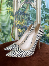 Christian Dior pumps white/black vintage