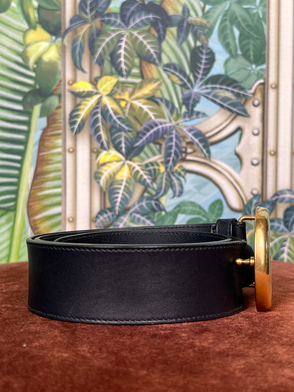 Gucci GG belt black