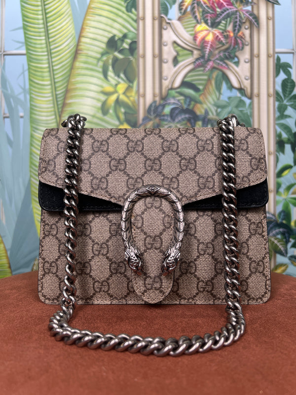 Gucci Dionysus supreme mini monogram canvas bag